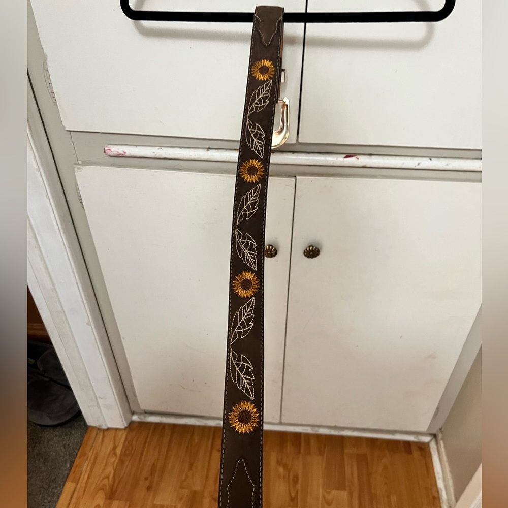 Dark brown Sunflower Belt